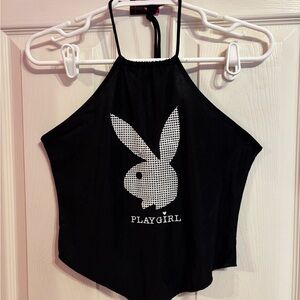 Black Halter Tank Top